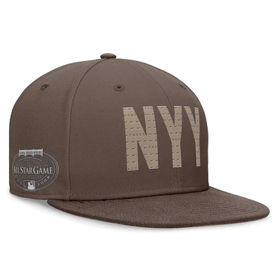 Men's Nike Brown New York Yankees Statement Ironstone Performance True Fitted Hat