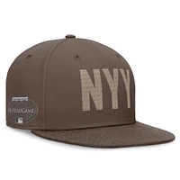 Men's Nike Brown New York Yankees Statement Ironstone Performance True Fitted Hat