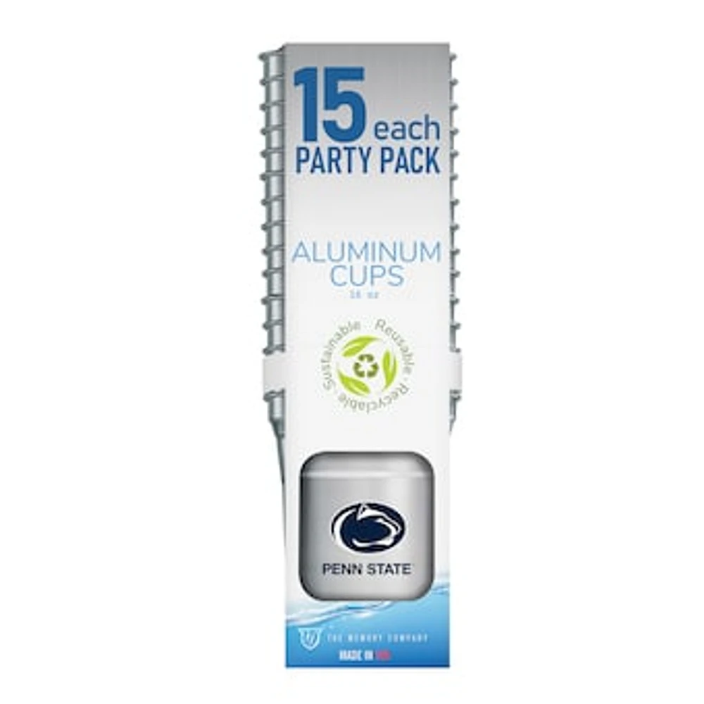 Penn State Nittany Lions 15-Pack 16oz. Ball Aluminum Cup Set