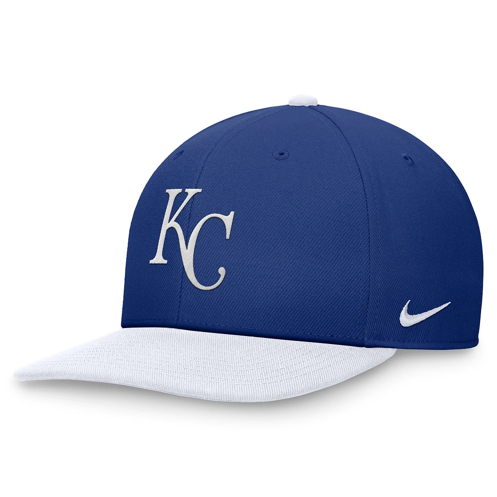 Men's Nike Royal/White Kansas City Royals Evergreen Two-Tone Snapback Hat