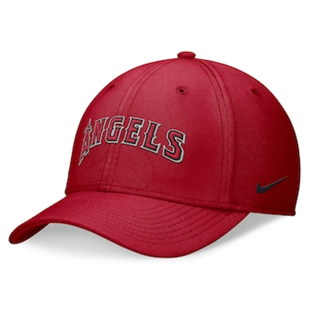 Men's Nike Red Los Angeles Angels Primetime Performance SwooshFlex Hat