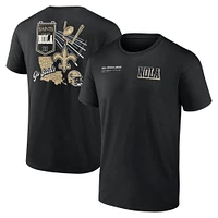 Men's Fanatics Black New Orleans Saints Split Zone T-Shirt