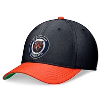 Men's Nike Navy/Orange Detroit Tigers Cooperstown Collection Rewind Swooshflex Performance Hat