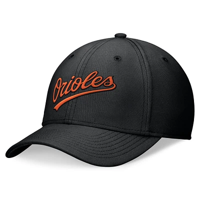 Men's Nike Black Baltimore Orioles Performance Flex Hat