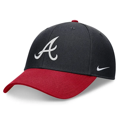 Men's Nike Navy Atlanta Braves Evergreen Club Performance Adjustable Hat