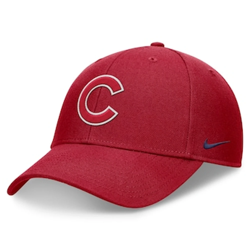 Men's Nike Red Chicago Cubs Evergreen Club Performance Adjustable Hat