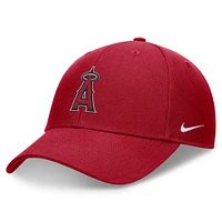 Men's Nike Red Los Angeles Angels Evergreen Club Performance Adjustable Hat