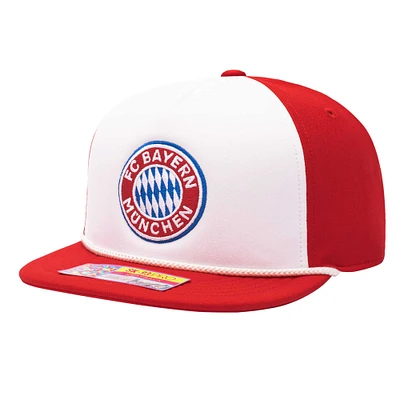 Men's Fan Ink White Bayern Munich Avalanche Snapback Hat