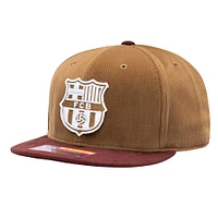 Men's Brown Barcelona Cognac Snapback Hat