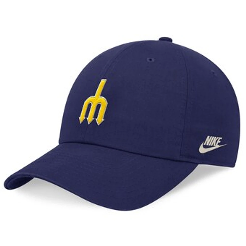 Men's Nike Royal Seattle Mariners Rewind Cooperstown Collection Club Adjustable Hat