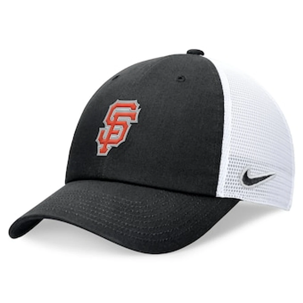 Men's Nike Black San Francisco Giants City Connect Club Trucker Adjustable Hat