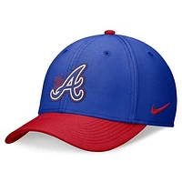 Men's Nike Royal/Red Atlanta Braves 2024 City Connect Swoosh Flex Hat