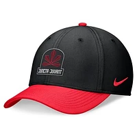 Men's Nike Black/Red Cincinnati Reds 2024 City Connect Swoosh Flex Hat