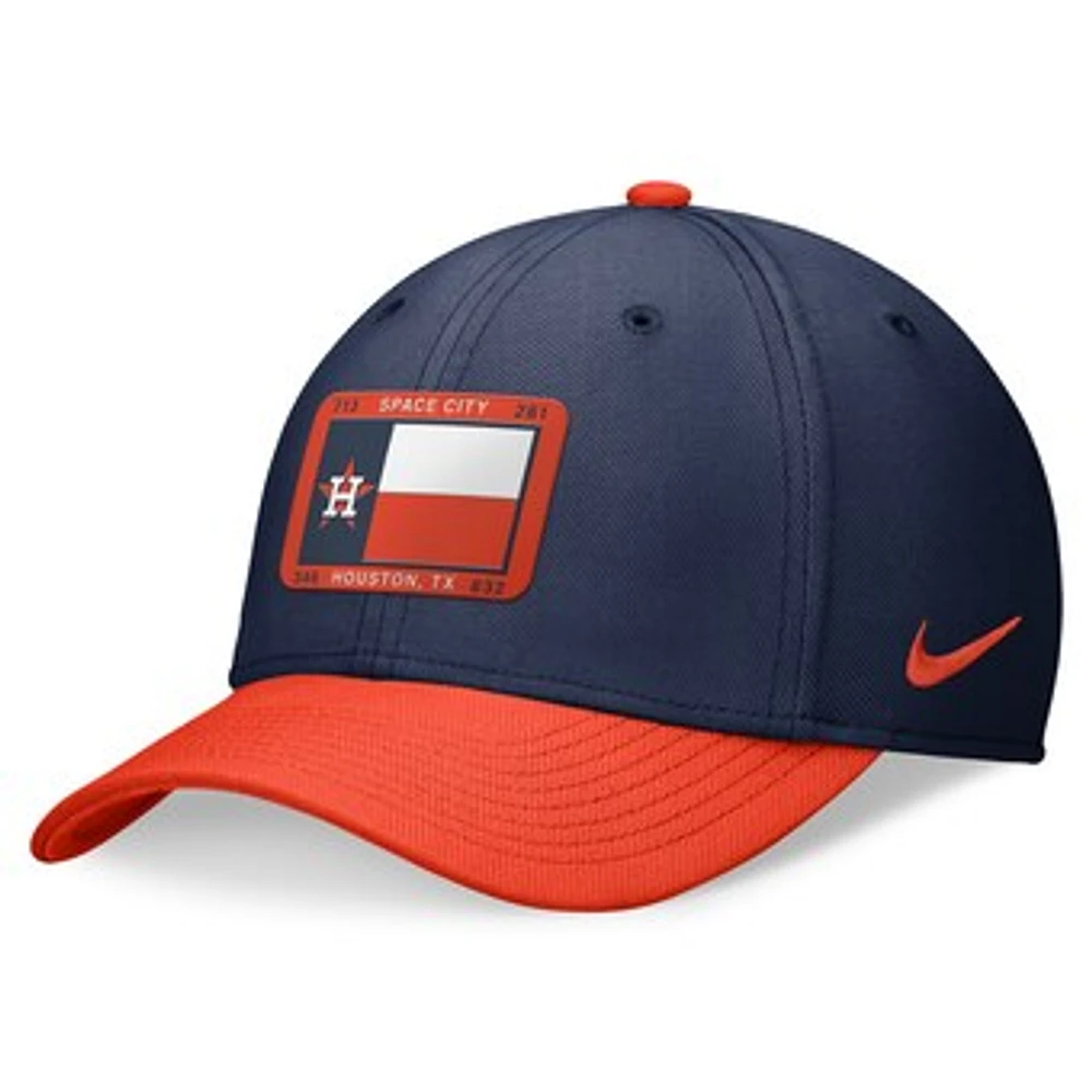 Men's Nike Navy/Orange Houston Astros 2024 City Connect Swoosh Flex Hat