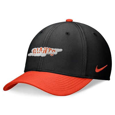 Men's Nike Black/Orange San Francisco Giants 2024 City Connect Swoosh Flex Hat