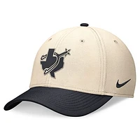 Men's Nike Natural/Navy Texas Rangers 2024 City Connect Swoosh Flex Hat