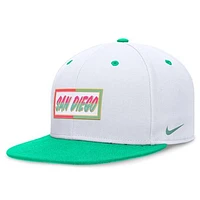 Men's Nike White/Aqua San Diego Padres City Connect True Fitted Hat