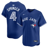 Men's Nike George Springer Navy Toronto Blue Jays Alternate Limited Player Jersey