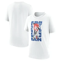 Youth Nike White Paris Saint-Germain Boxy Character T-Shirt