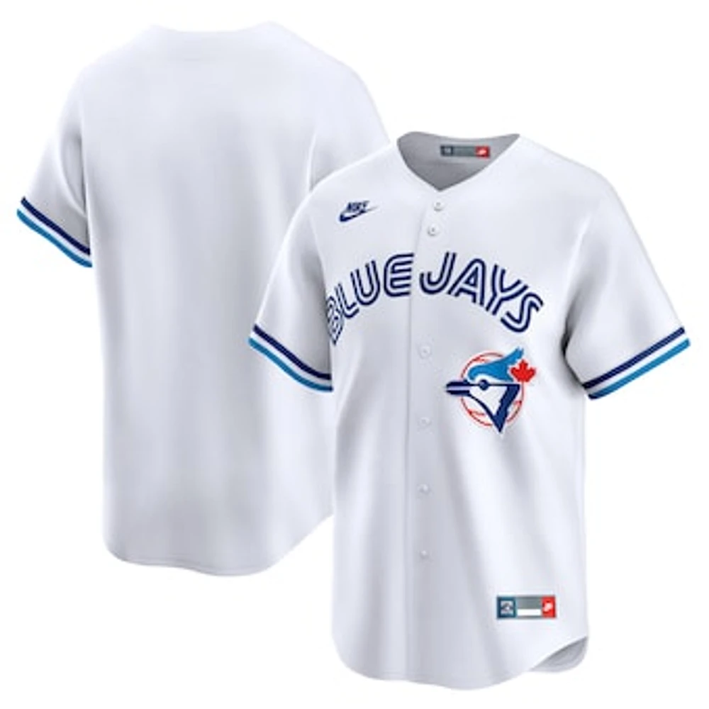 Men's Nike  White Toronto Blue Jays Throwback Limited Jersey