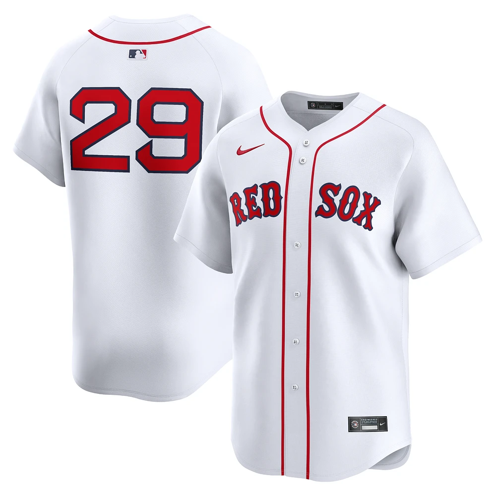 Men's Nike Bobby Dalbec White Boston Red Sox Home Limited Player Jersey