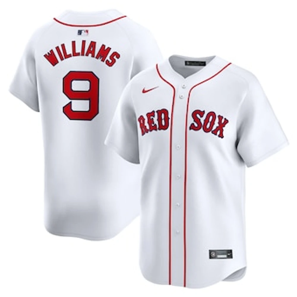 Men's Nike Ted Williams White Boston Red Sox Home Limited Player Jersey