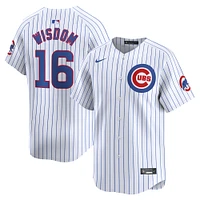 Men's Nike Patrick Wisdom White Chicago Cubs Home Limited Player Jersey