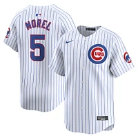 Men's Nike Christopher Morel White Chicago Cubs Home Limited Player Jersey