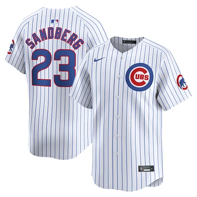 Men's Nike Ryne Sandberg White Chicago Cubs Home Limited Player Jersey