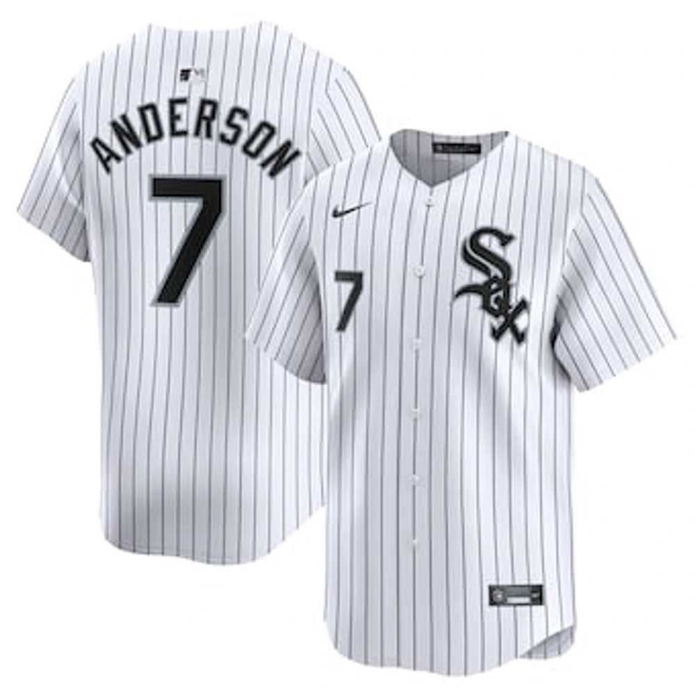 Men's Nike Tim Anderson White Chicago Sox Home Limited Player Jersey