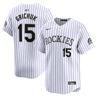 Men's Nike Randal Grichuk White Colorado Rockies Home Limited Player Jersey