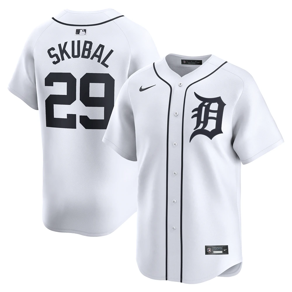 Men's Nike Tarik Skubal White Detroit Tigers Home Limited Player Jersey