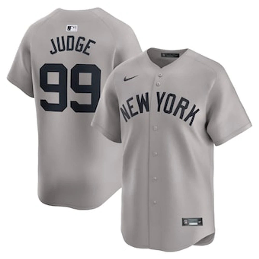 Men's Nike Aaron Judge Gray New York Yankees Away Limited Player Jersey