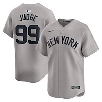 Men's Nike Aaron Judge Gray New York Yankees Away Limited Player Jersey