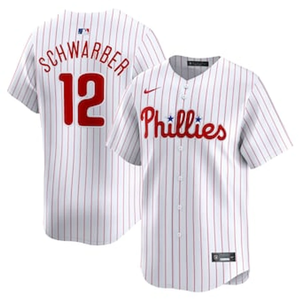 Men's Nike Kyle Schwarber White Philadelphia Phillies Home Limited Player Jersey