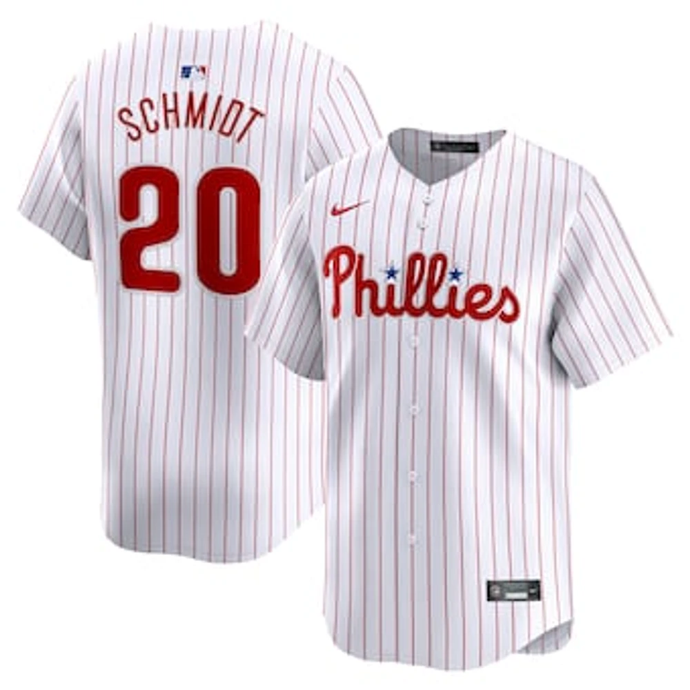 Men's Nike Mike Schmidt White Philadelphia Phillies Home Limited Player Jersey