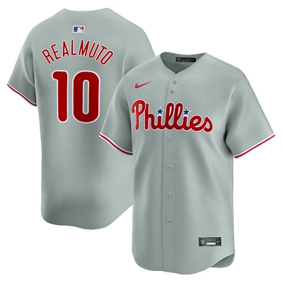 Men's Nike J.T. Realmuto Gray Philadelphia Phillies Away Limited Player Jersey