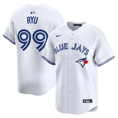 Men's Nike Hyun Jin Ryu White Toronto Blue Jays Home Limited Player Jersey