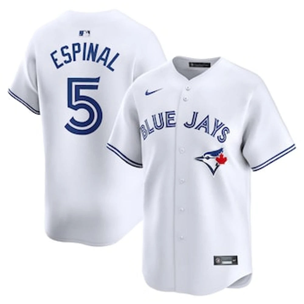 Men's Nike Santiago Espinal White Toronto Blue Jays Home Limited Player Jersey