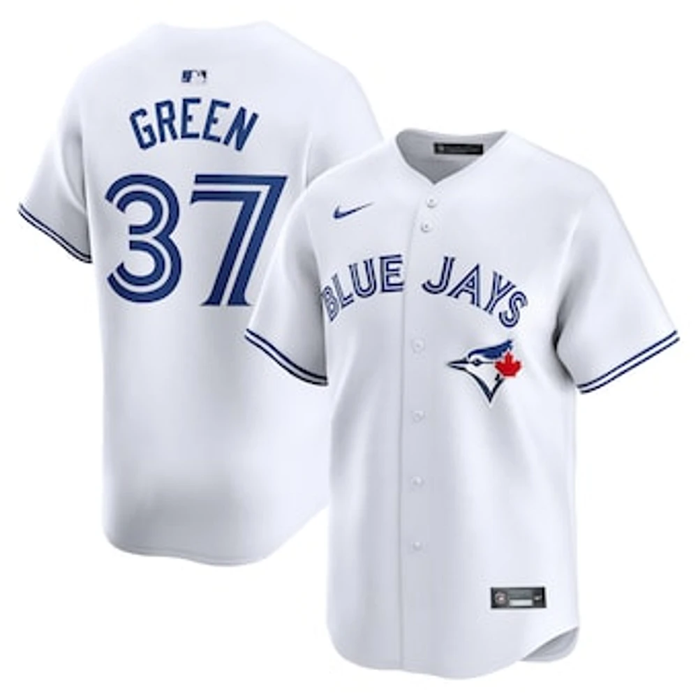 Men's Nike Chad Green White Toronto Blue Jays Home Limited Player Jersey