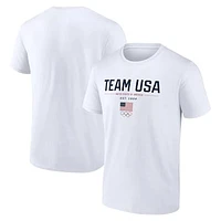 Men's Fanatics White Team USA Gold Medal T-Shirt