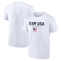 Men's Fanatics White Team USA Gold Medal T-Shirt