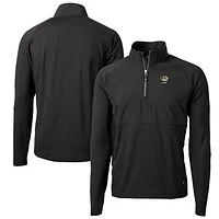 Men's Cutter & Buck Missouri Tigers Adapt Eco Knit Hybrid Recycled Quarter-Zip Pullover Top