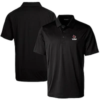 Men's Cutter & Buck Louisville Cardinals Alumni Logo Prospect Textured Stretch Polo