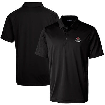 Men's Cutter & Buck Louisville Cardinals Alumni Logo Prospect Textured Stretch Polo