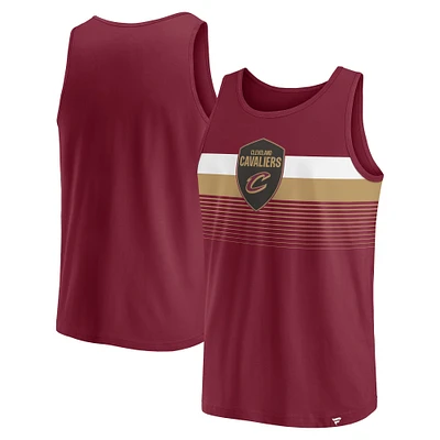 Men's Fanatics Wine Cleveland Cavaliers Wild Game Tank Top