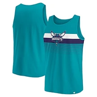 Men's Fanatics Teal Charlotte Hornets Wild Game Tank Top