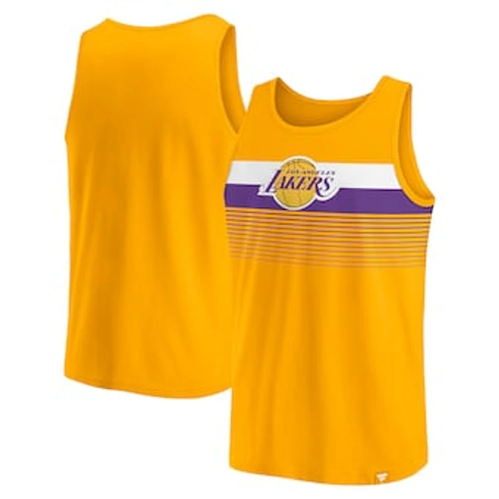 Men's Fanatics Gold Los Angeles Lakers Wild Game Tank Top