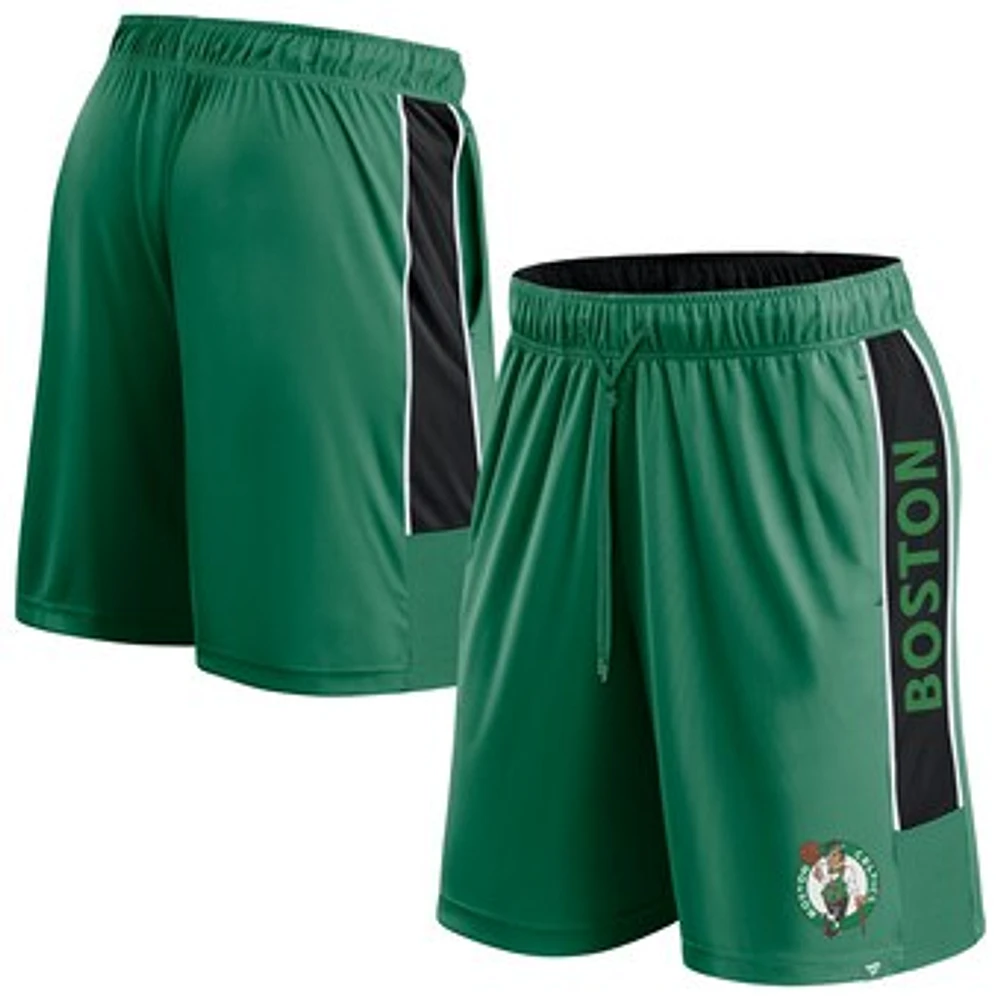 Men's Fanatics Kelly Green Boston Celtics Game Winner Defender Shorts