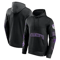 Men's Fanatics Black Sacramento Kings Home Court Pullover Hoodie